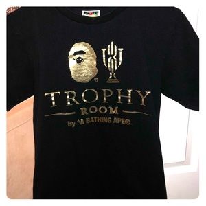 BAPE Trophy Room shirt size Small